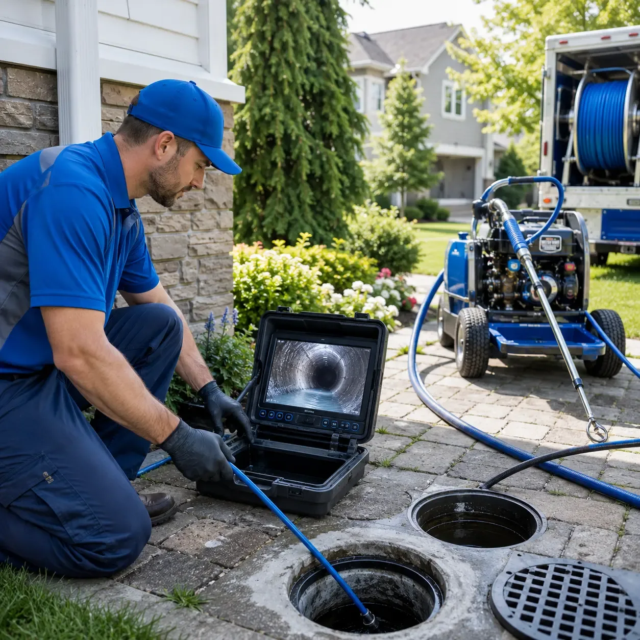 Outdoor drain cleaning professionals serving Nazareth, TX