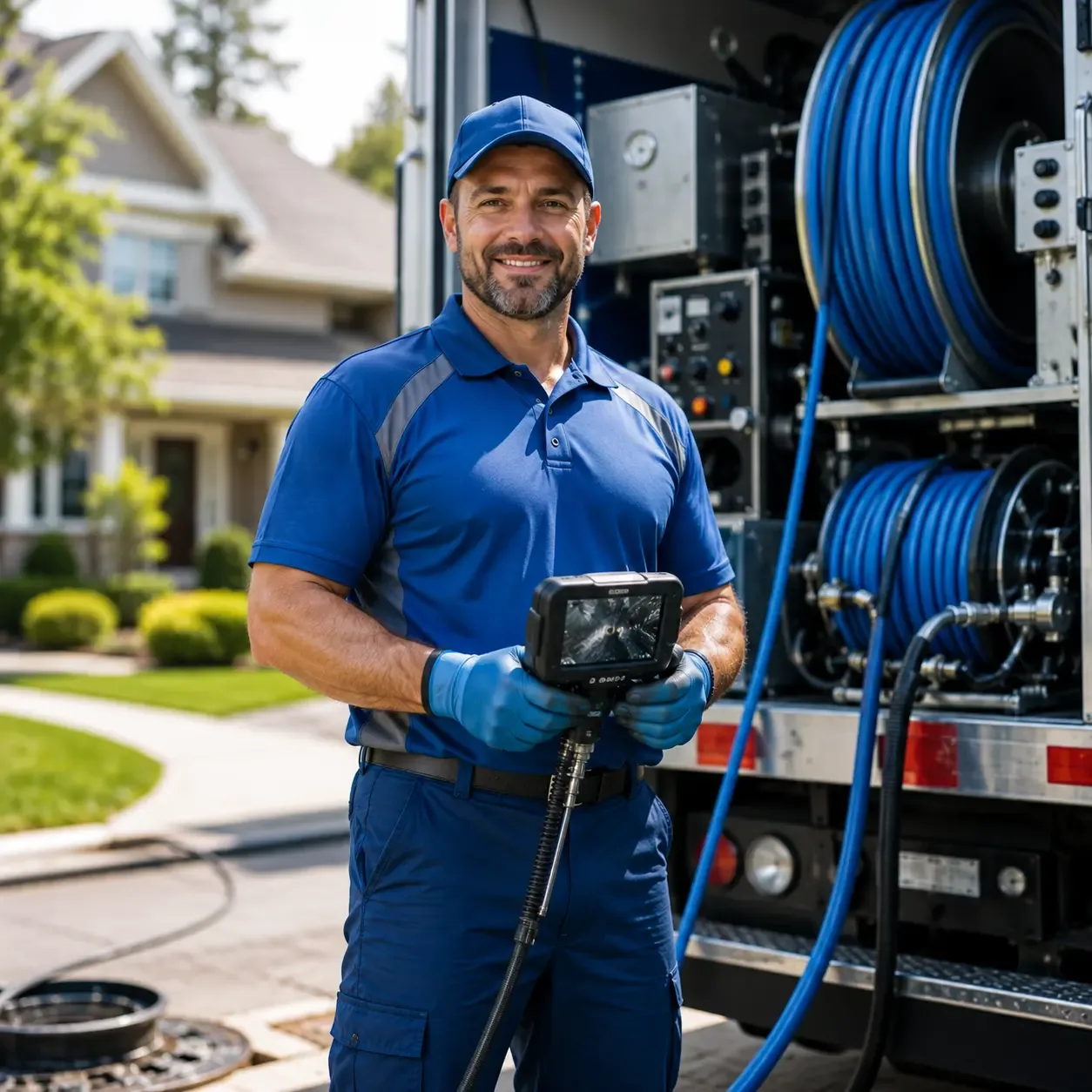 Local outdoor drain cleaning specialists in Nazareth, TX